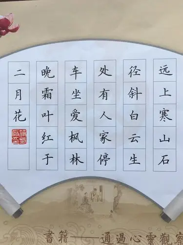 符老师硬笔书法作品