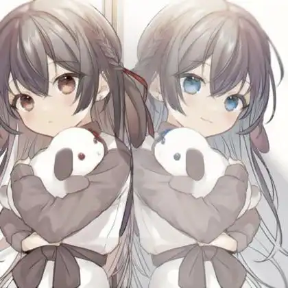 动漫闺头二人,高清好看的动漫姐妹头像一左一右图片_闺蜜姐妹女生头像