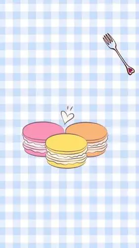 小清新马卡龙可爱卡通手机锁屏壁纸