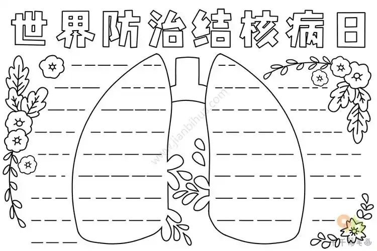 世界防治结核病日手抄报图片