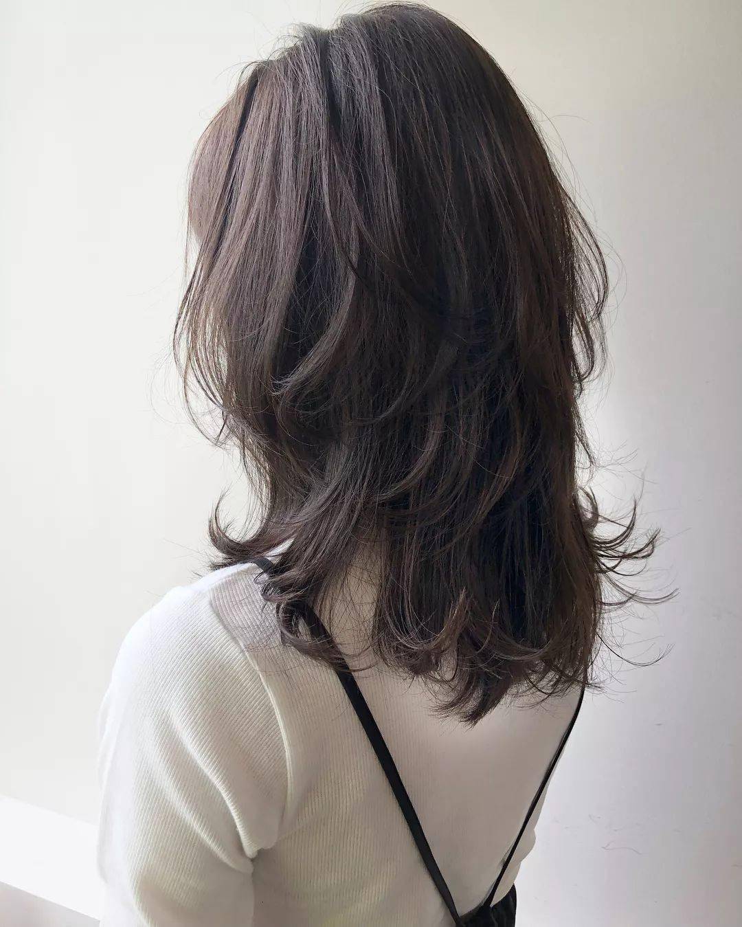 中高层次的齐肩发