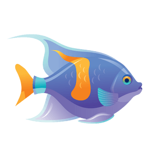 卡通小鱼