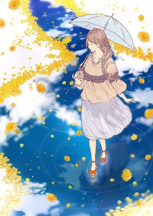 打伞的少女|动漫|单幅漫画|粟子果果 - 原创作品 - 站酷 (zcool)