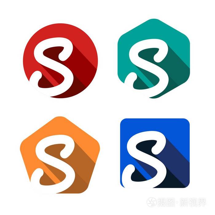 扁平设计.四个调