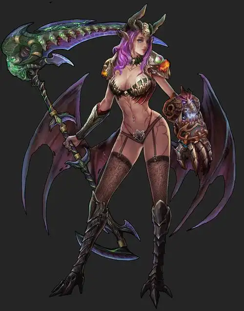 一些角色设定|游戏原画|插画|马骏驰0909 - 原创设计作品 - 站酷