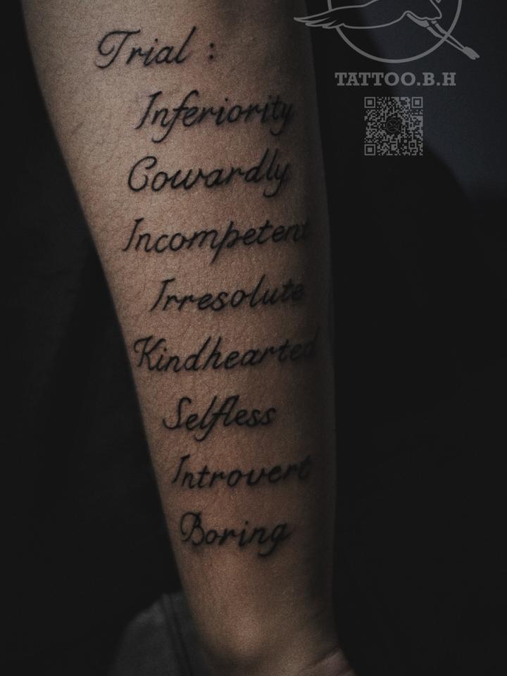 七宗罪英文字母_纹身图案手稿图片_白鹤的纹身作品集