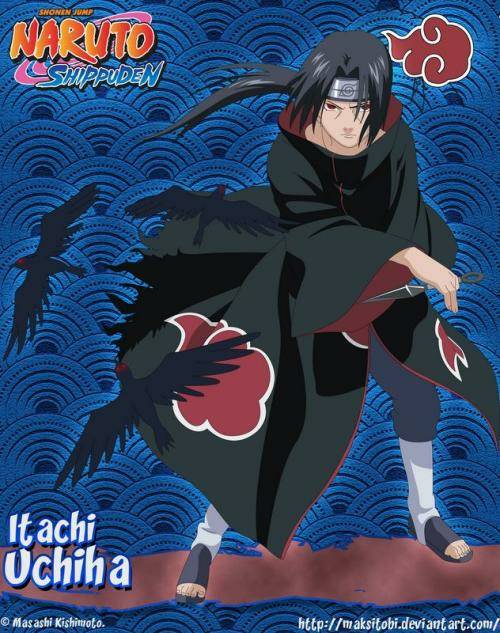 求一张火影忍者宇智波鼬的全身高清图片