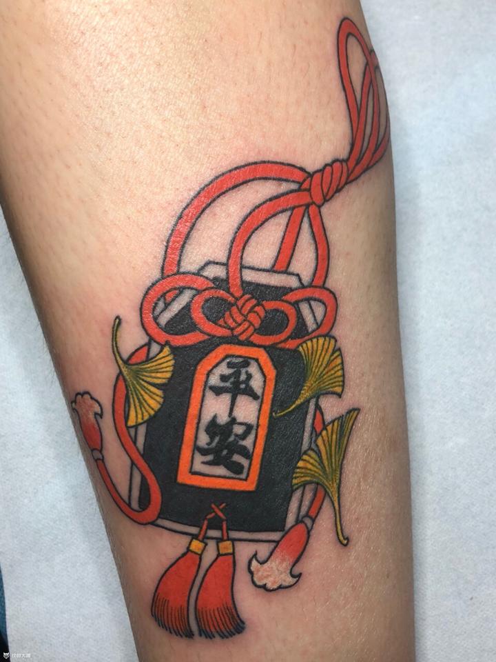 平安符_纹身图案手稿图片_朱君的纹身作品集