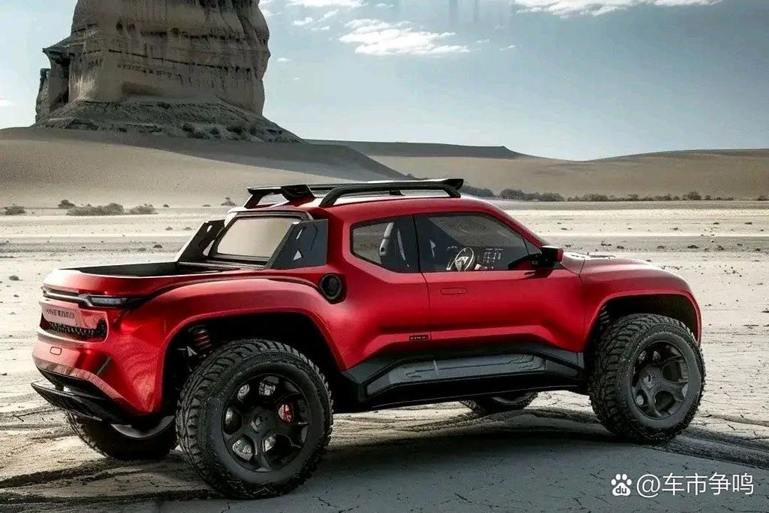 五菱宏光皮卡畅想图.皮卡是最实用的工具车