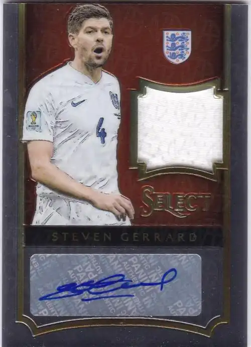 2015帕尼尼select系列球衣签-ja-sg-英格兰-杰拉德普通46编