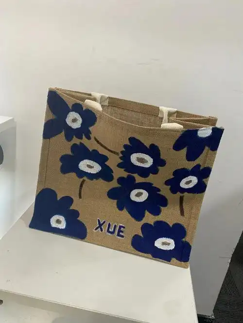 无印良品手绘包克莱因蓝