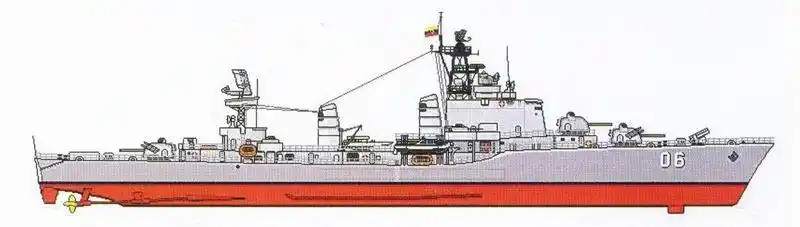 哈兰级改进型驱逐舰西耶特德奥古斯都号d06