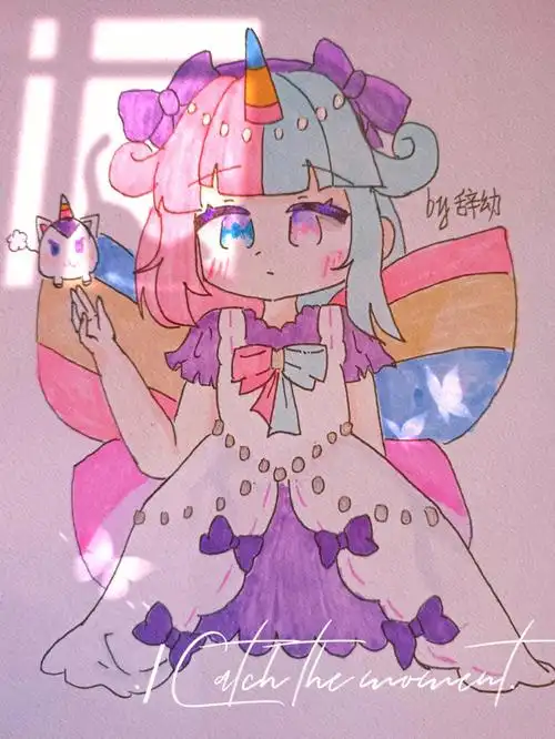 迷你世界悠妮绘画