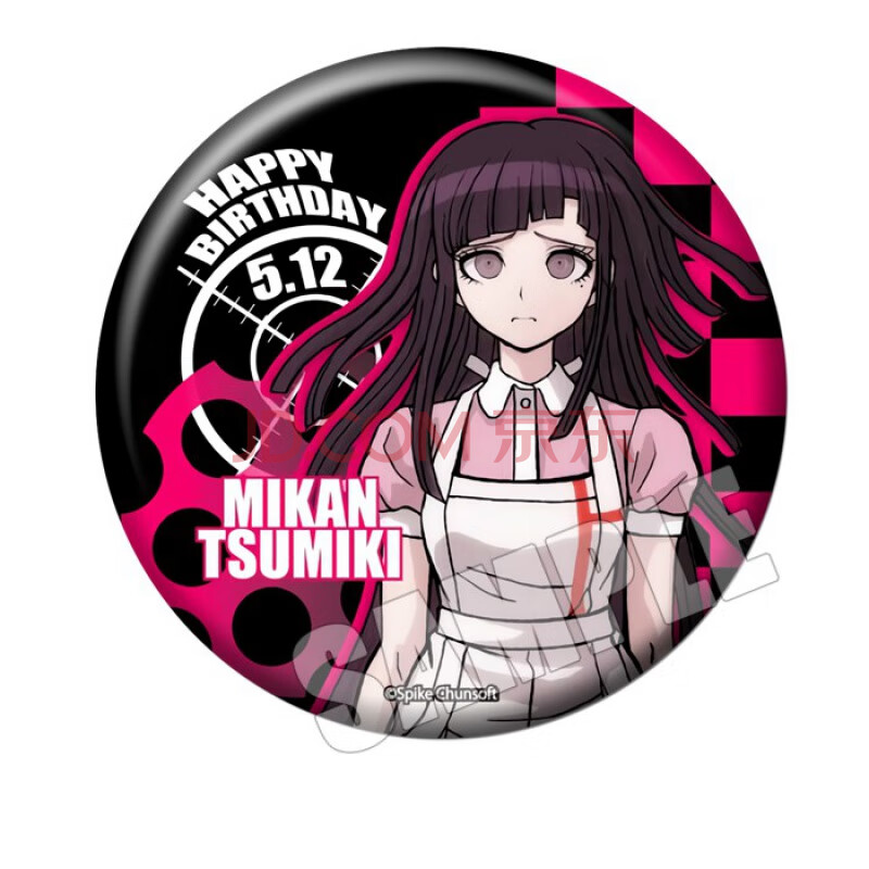 弹丸论破v2周边狛枝凪斗cos十神白夜动漫胸章徽章吧唧挂件勋章c  定制