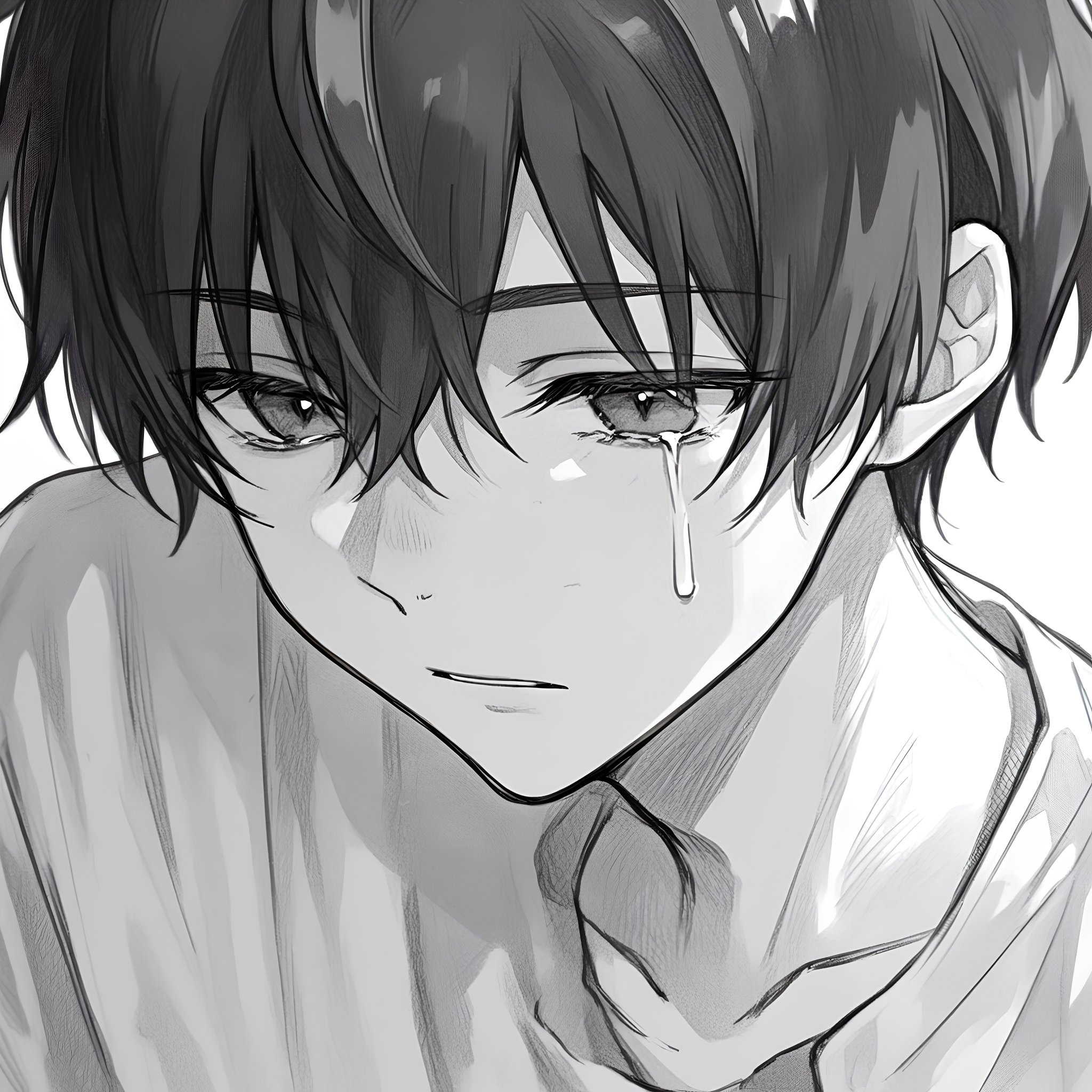 伤感男生动漫头像💔