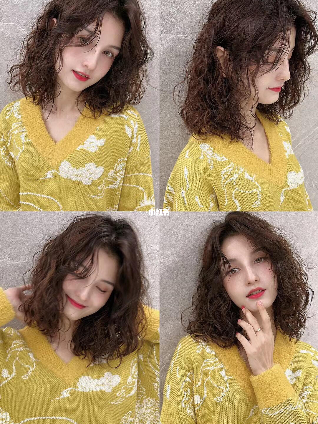 中发羊毛卷元气满满的卷发