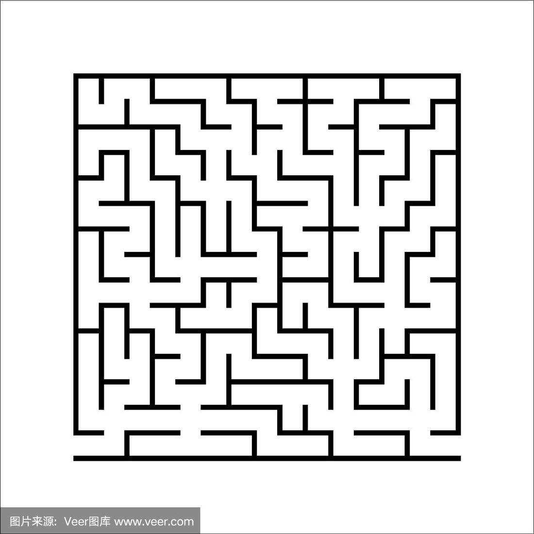 抽象方块迷宫游戏,适合儿童益智用