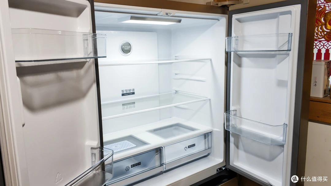 给父母买个大冰箱美的bcd50502十字对开门冰箱