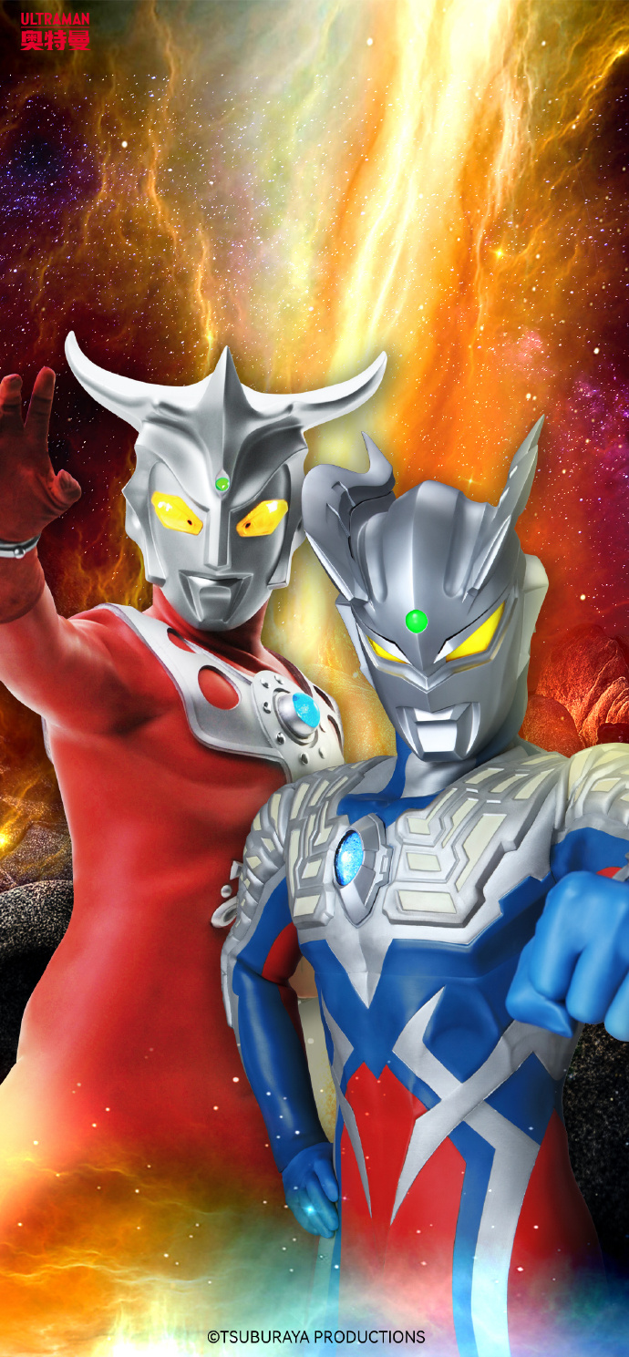 奥特曼壁纸##雷欧奥特曼50周年##赛罗奥特曼15周年