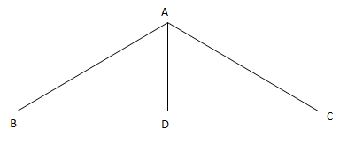 如图所示,等腰钝角三角形rl的底边长为8,面积为,底边上的高为.