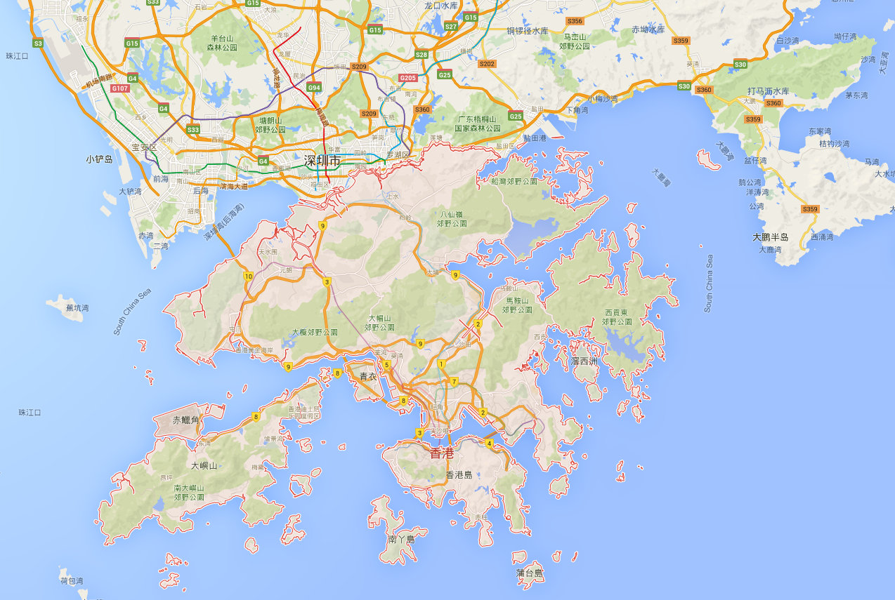 深圳和香港的分界线_百度知道