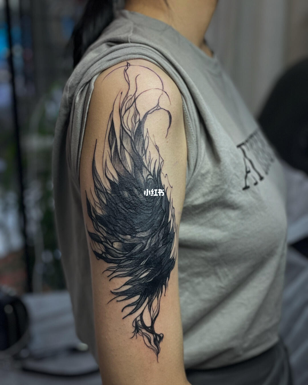 翅膀纹身