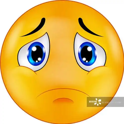 悲伤的笑脸表情符号
