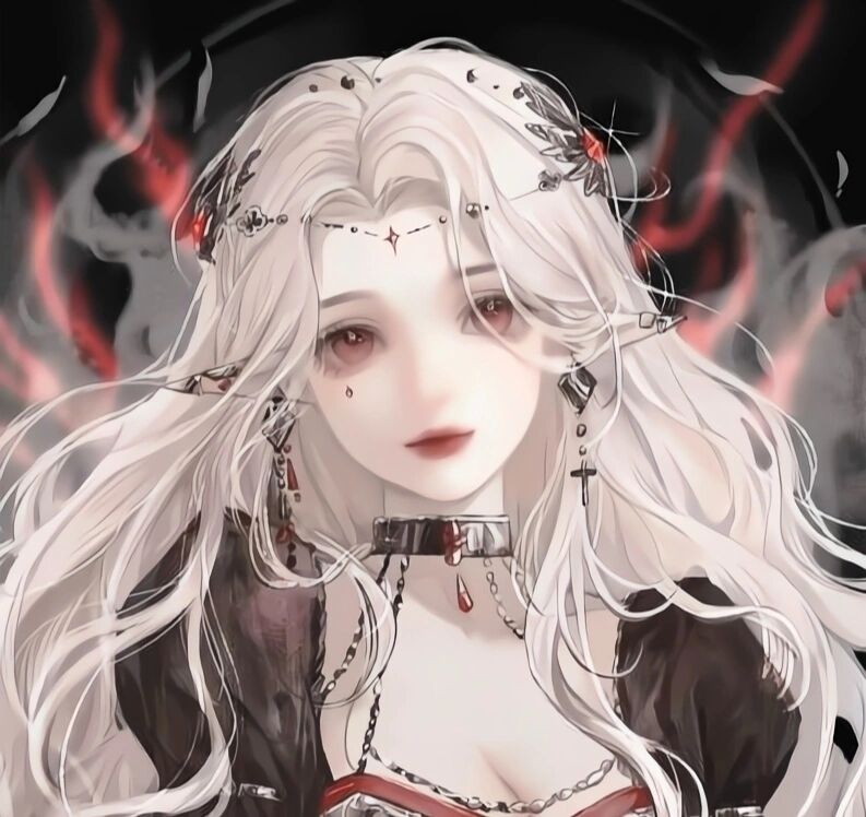 暗黑风霸气女头像