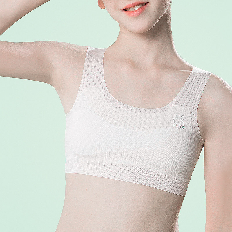 女童内衣发育小学生夏季薄款无痕少女文胸儿童抹胸