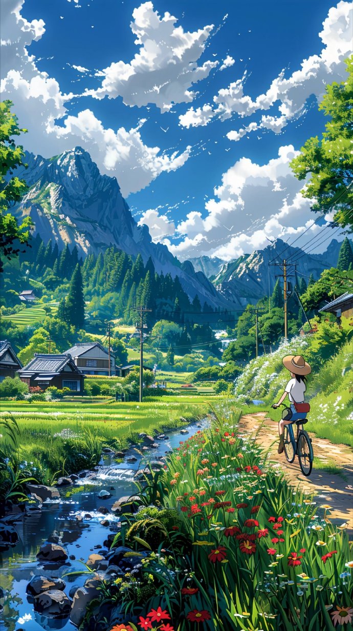 宫崎骏的夏天|故乡的原风景    #二次元新鲜事##某某壁纸