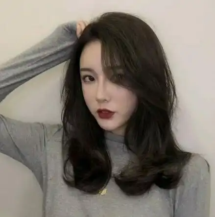 卷发 半头套梨花头 蓬松中长发发型半头假发中发自然最新中发发型设计