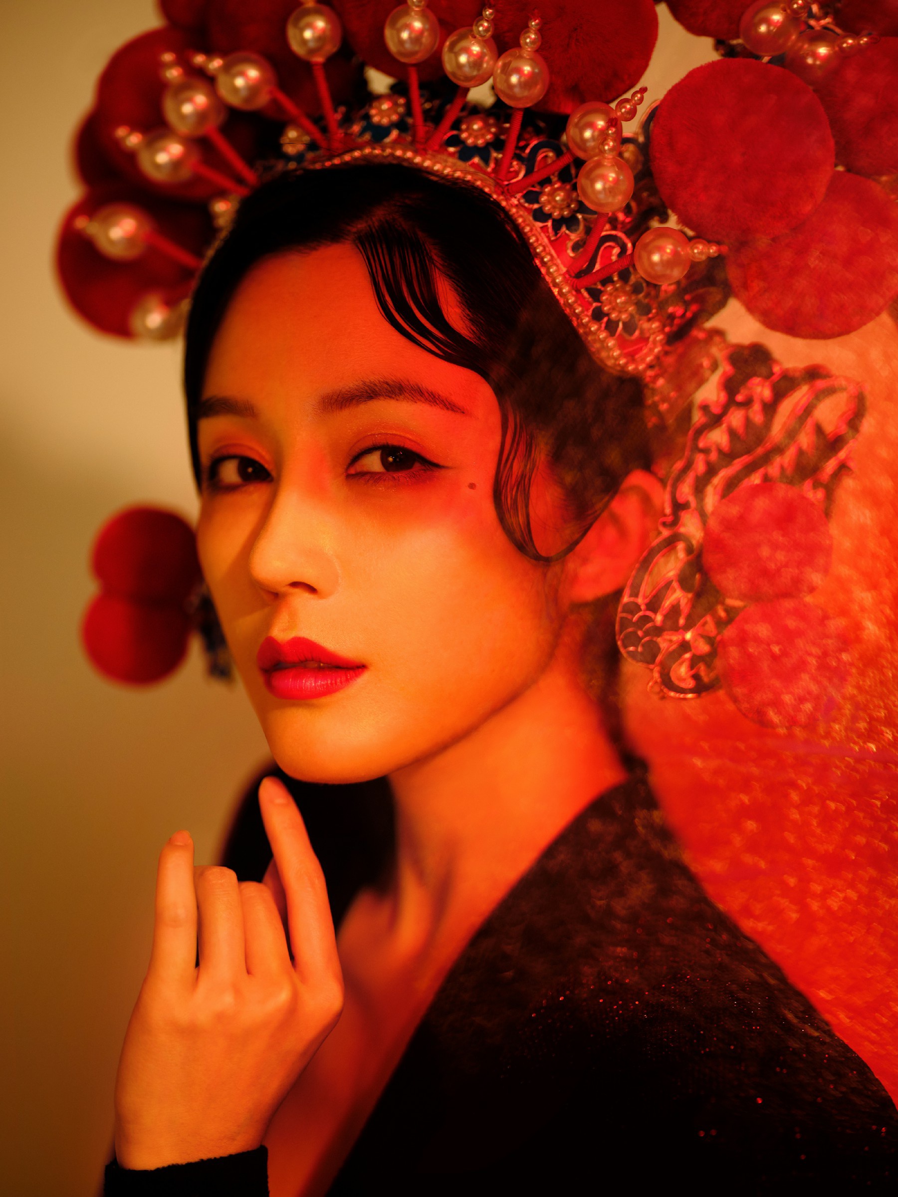 汤晶媚京剧造型国风大片华贵清丽各有风情睫毛精令人羡慕