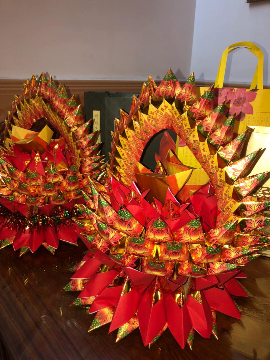 笔记灵感  #潮汕人  #潮汕中秋折金元宝塔  #潮汕人中秋  #潮汕拜