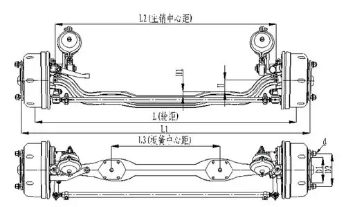 7-3.5吨前桥总成