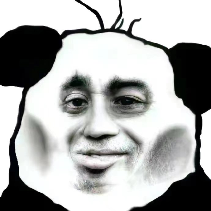 高清细节版熊猫头细节熊猫高清表情