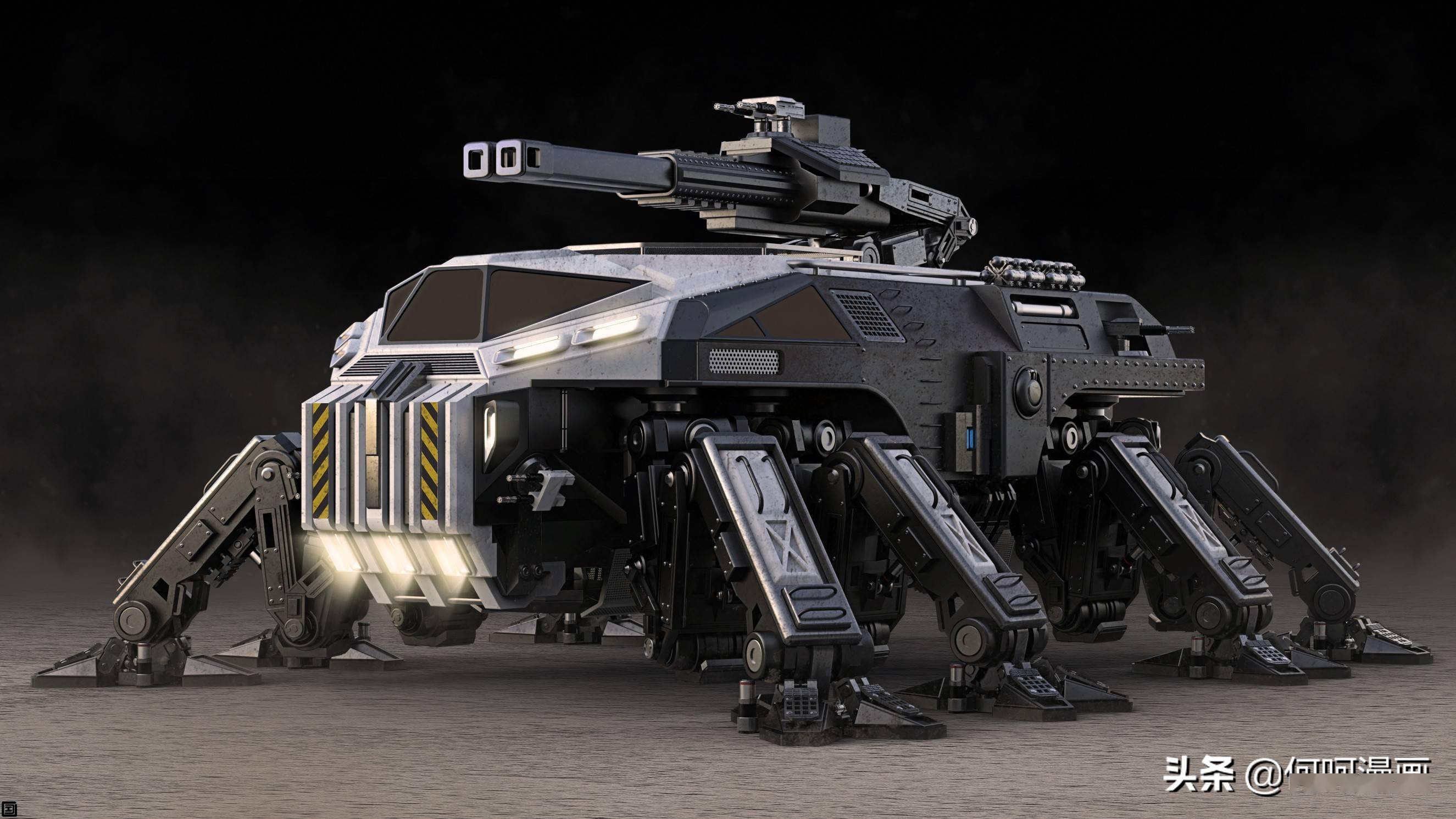 一组概念性的科幻武器设计作品不知道有多少概念能用于未来武器