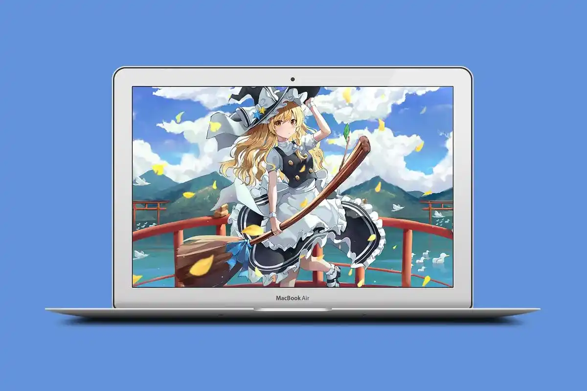 动漫壁纸 #mac #魔理沙 - 抖音