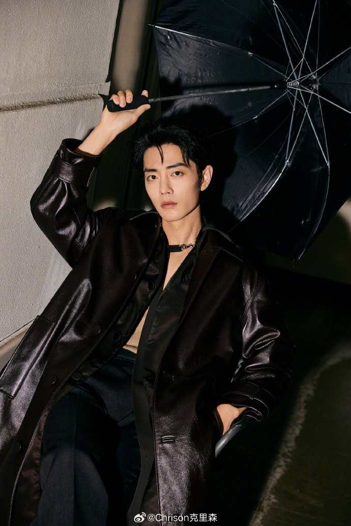 肖战┊ 米兰时装周今天第二场gucci 大秀造型图释出,上身2024秋冬男装