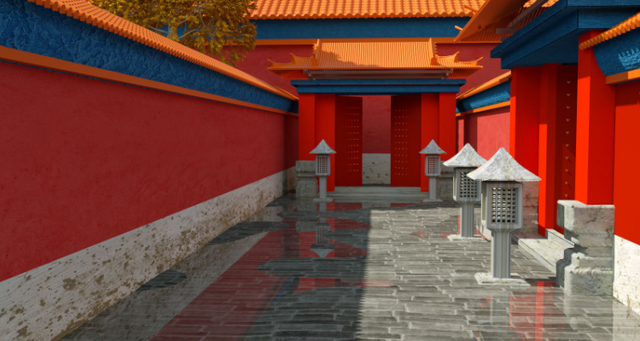 现存最大最完整的木质结构的古代皇宫建筑群是