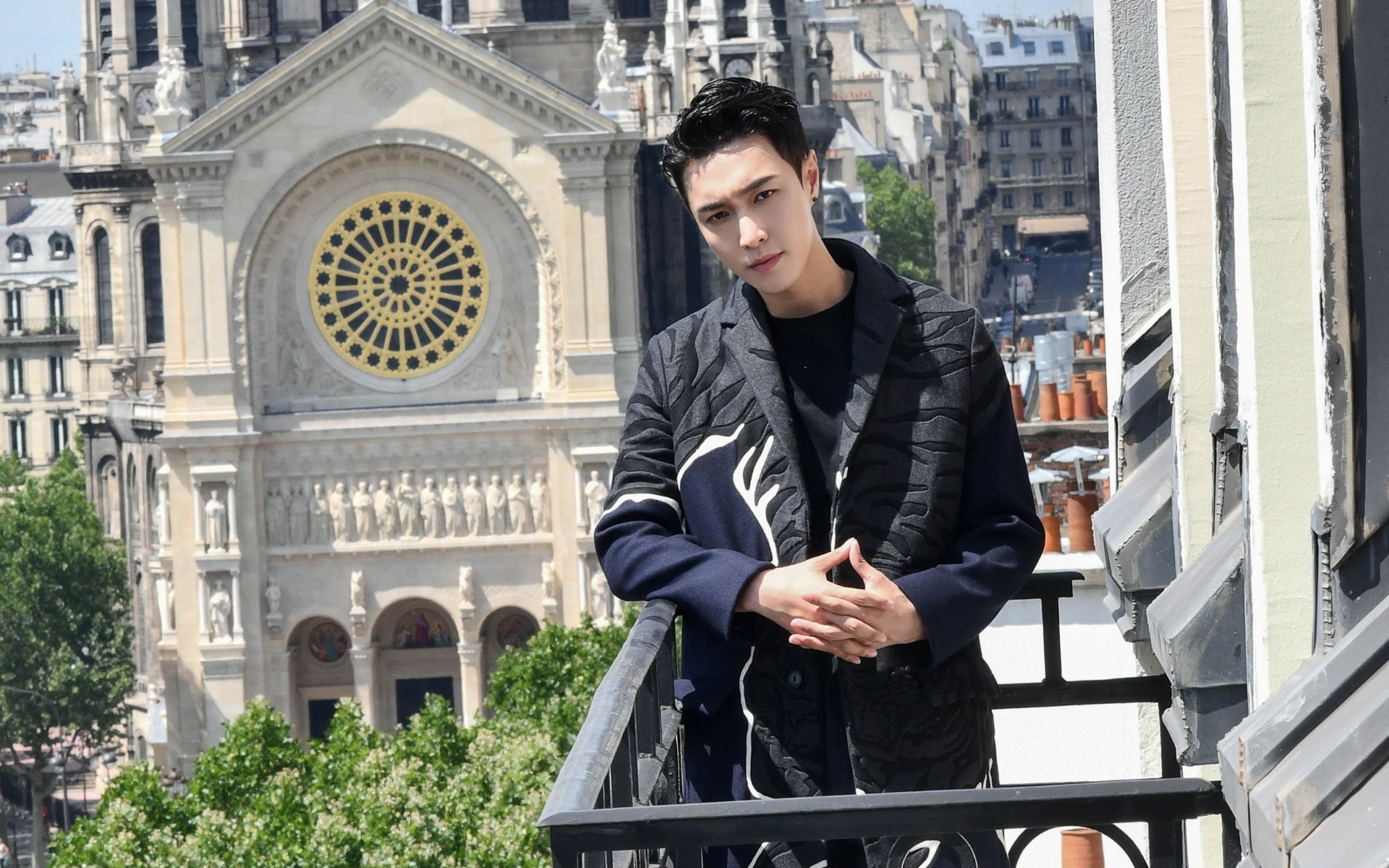 张艺兴巴黎帅气写真,高清图片,电脑桌面-壁纸族