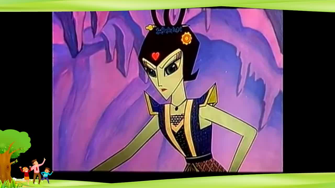 《葫芦兄弟》蛇精用火烧葫芦兄弟