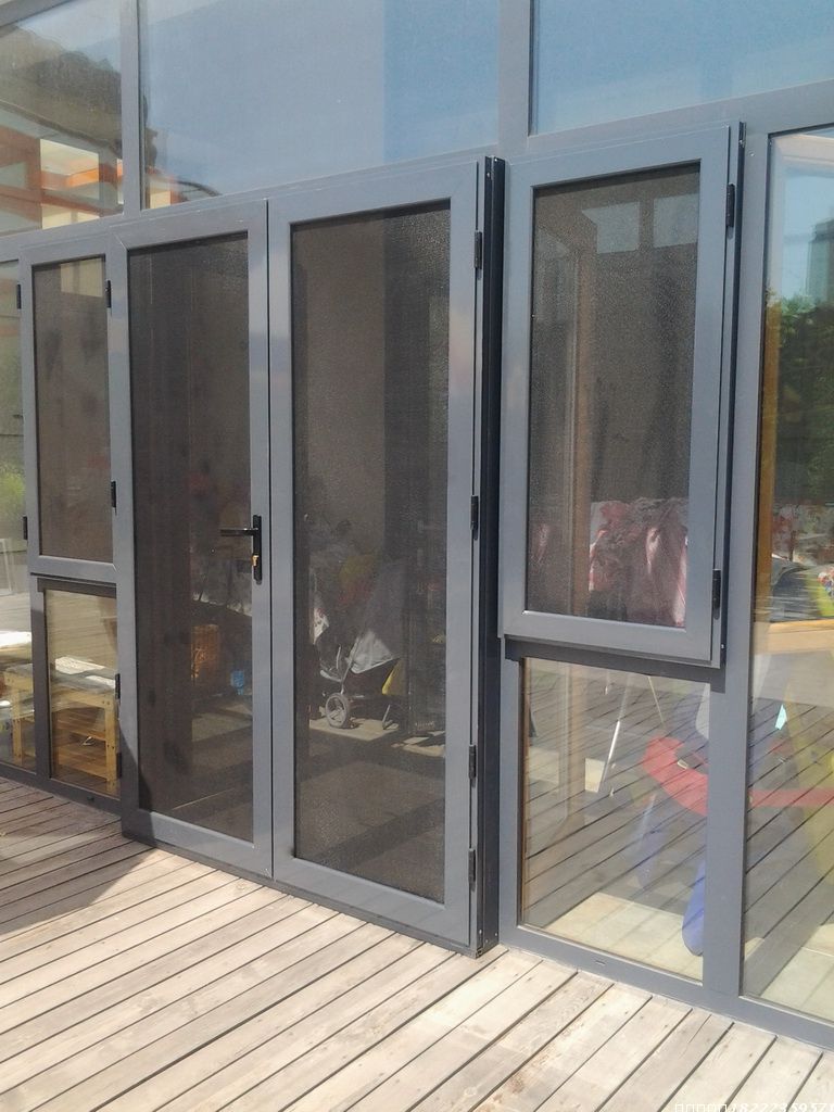 西安金刚网隐形防盗纱窗儿童防护栏防蚊虫高透网平开门可拆卸带锁