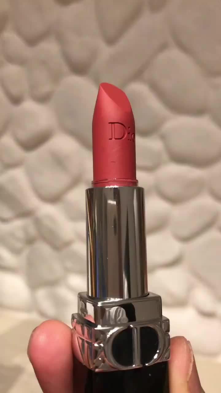 迪奥口红772哑光质地干枯玫瑰色