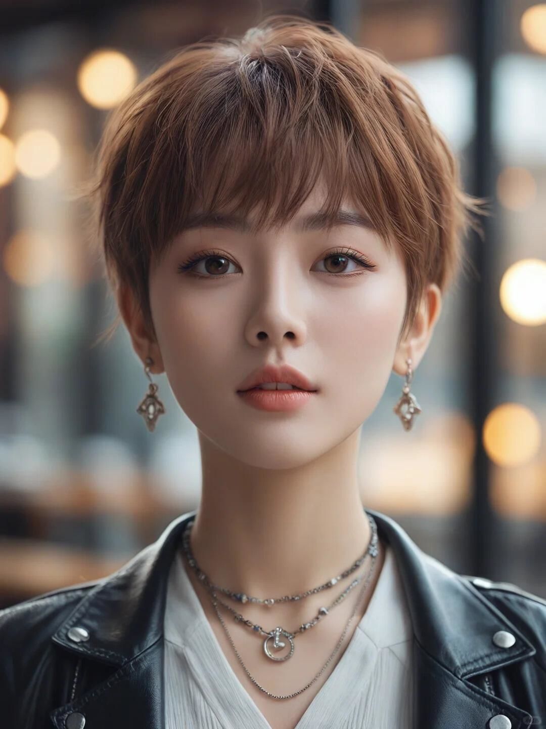 看韩女短发潮流