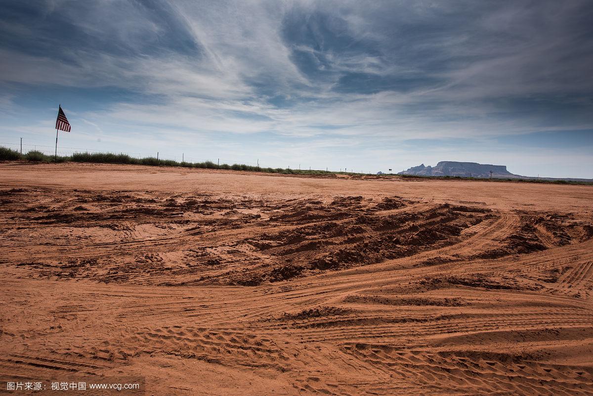 美国西部泥土路
