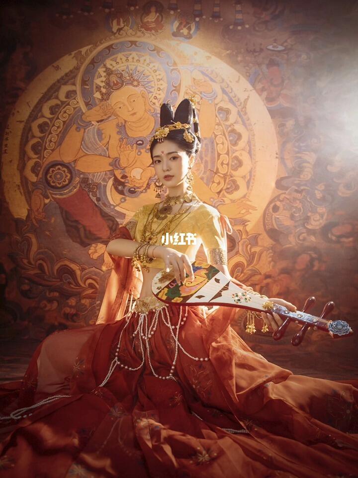 敦煌飞天,一定不能少的经典写真造型_写真_古风_摄影_汉服_敦煌_美人