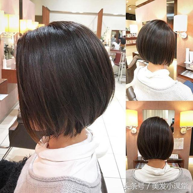 比波波头短一点的发型,这样剪更美