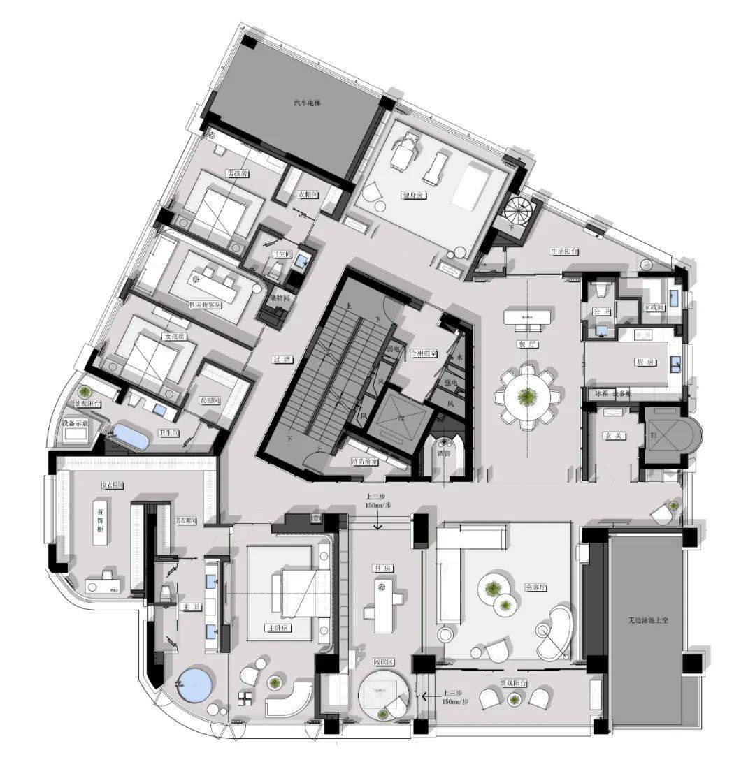 517㎡顶级奢华大平层豪宅这才是顶级的享受