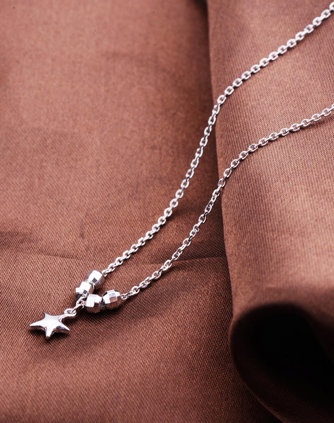 铂金pt950项链小五星(4.22克)