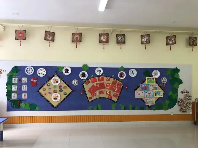 一角一落即教育"广饶县花官镇中心幼儿园大四班中国风环创展示